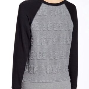 NWT Pink Lotus ‘LOVE’ Sweater